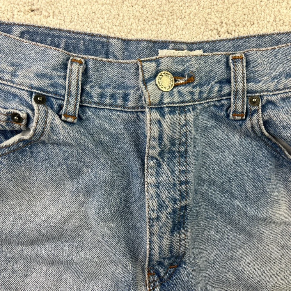 The London Jean Shorts Moda International Cut Offs High Waist Size 8 USA Vtg 80'